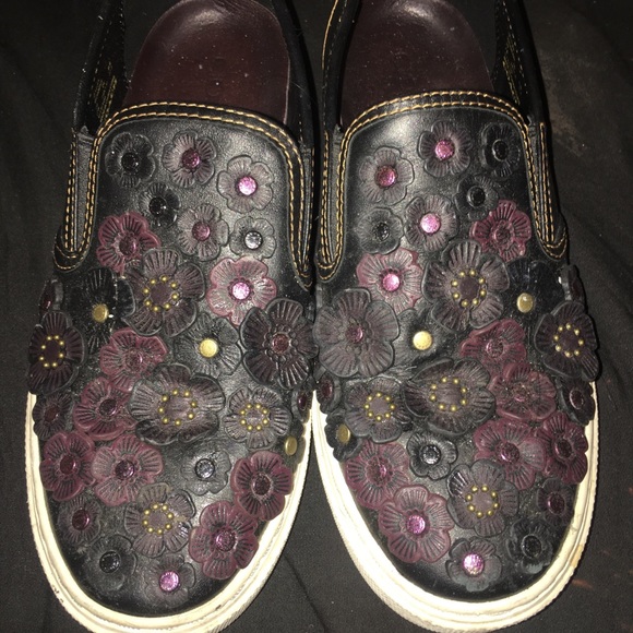 Coach Women's Tea Rose Shoes us size 7 eur 37.5 - Picture 1 of 7